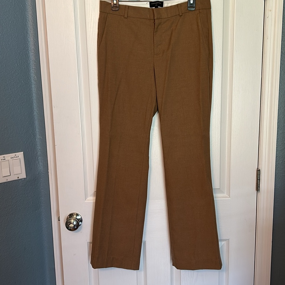 Camel suit pants